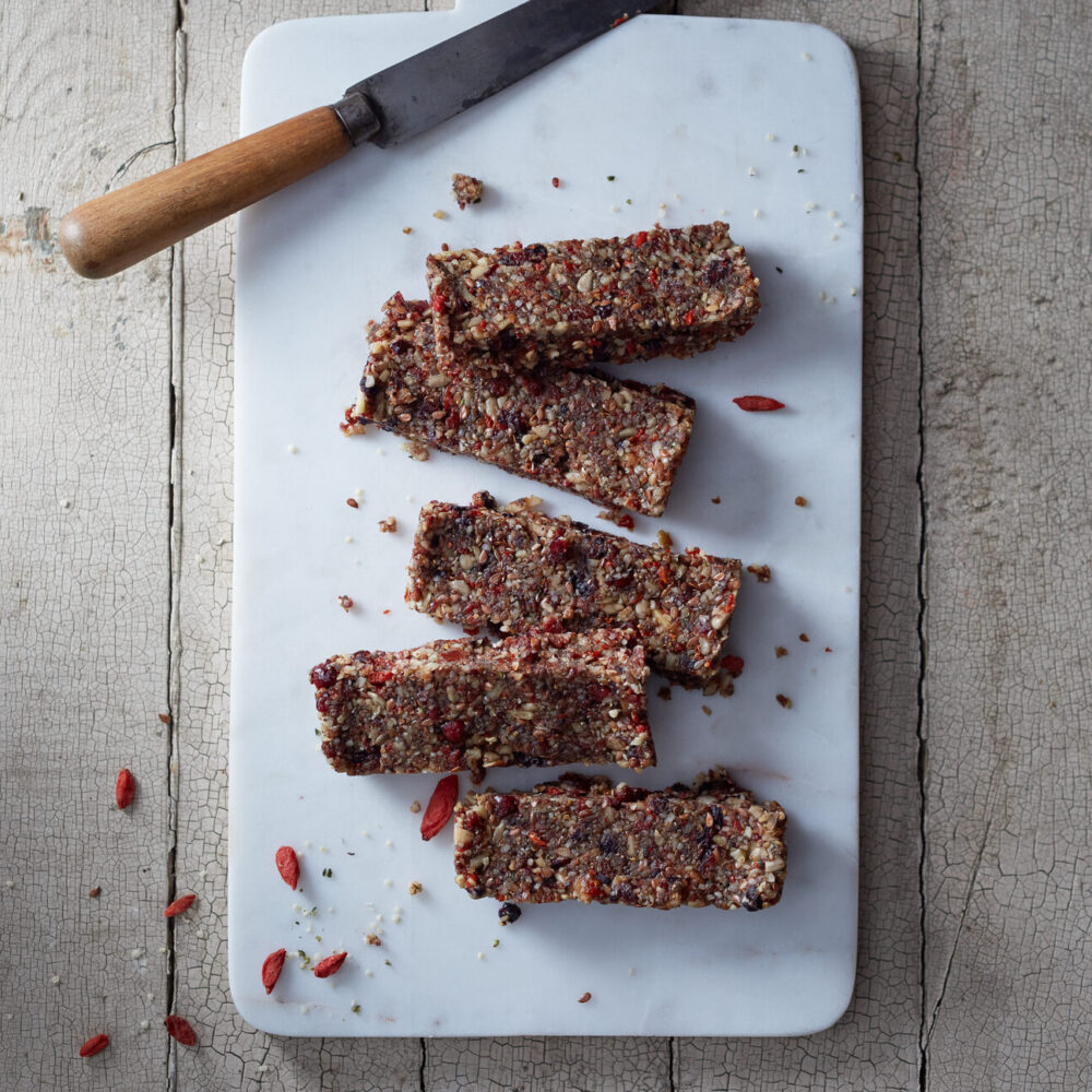 Chia Barer med Tørket Frukt