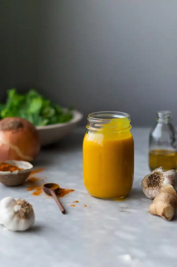 Ingefær Gurkemeie Dressing