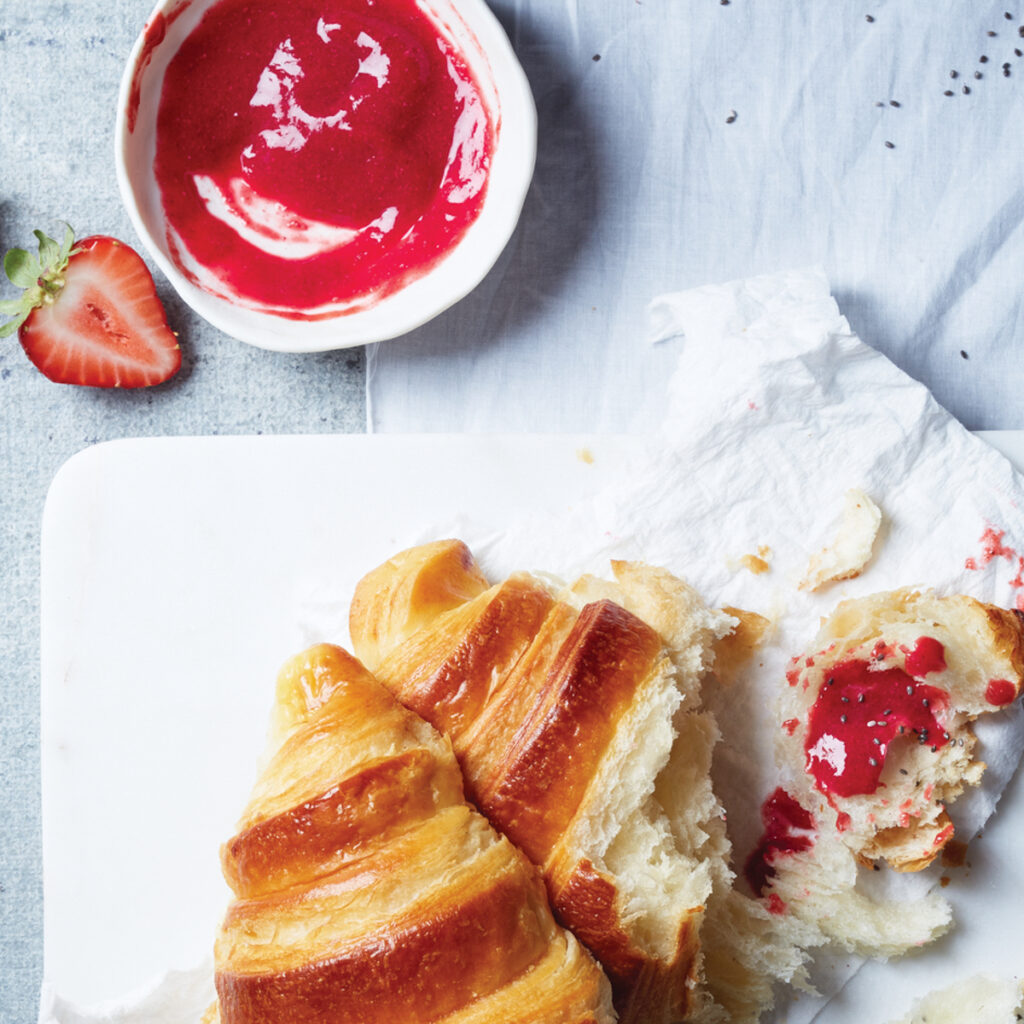 Jordbær - og Chiasyltetøy