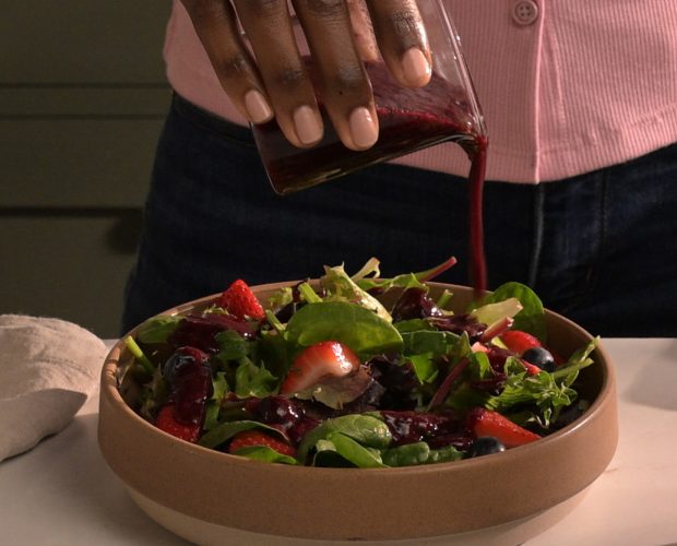Blåbærvinaigrette